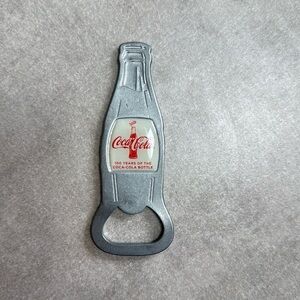 Vintage Coca Cola 100 Years of the Coca Cola 4" Bottle Opener